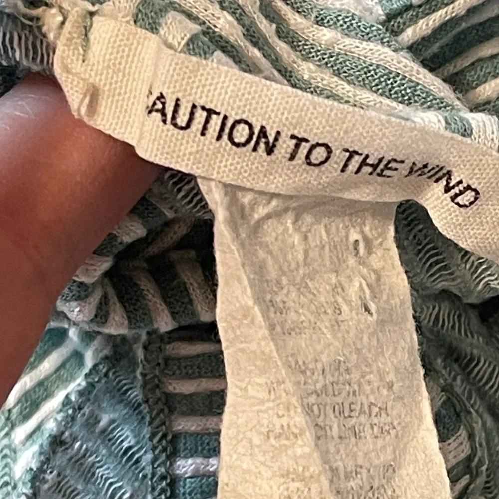 Anthropologie Green Sleeveless Maxi Dress Tiered Ruffle Cottagecore Boho Medium - Picture 5 of 5